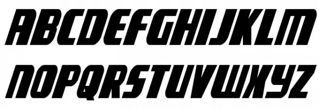 Camp Justice Italic Caratteri MAIUSCOLE