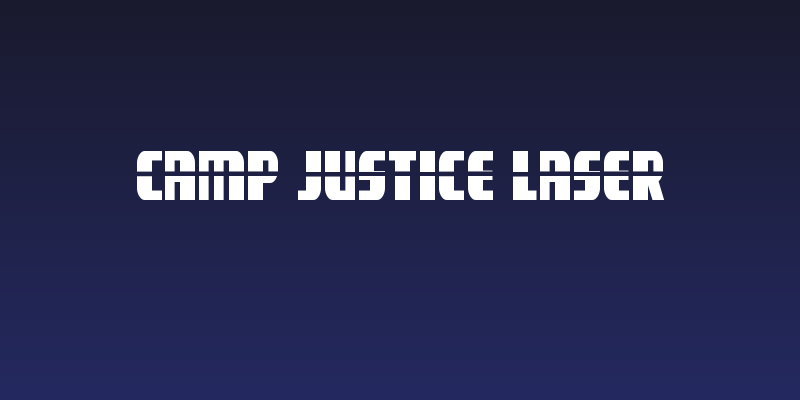 Camp Justice Laser Social Header