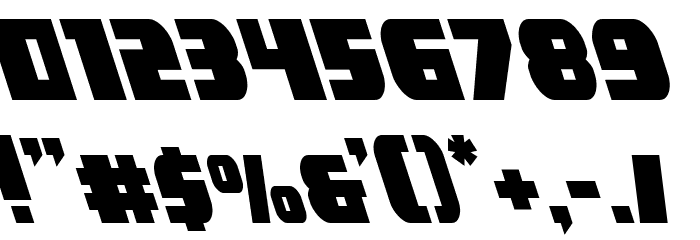 Camp Justice Leftalic Font OTHER CHARS