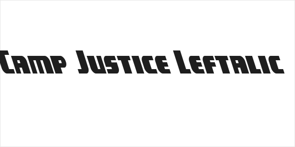 Camp Justice Leftalic Logo