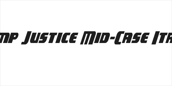 Camp Justice Mid-Case Italic Logo