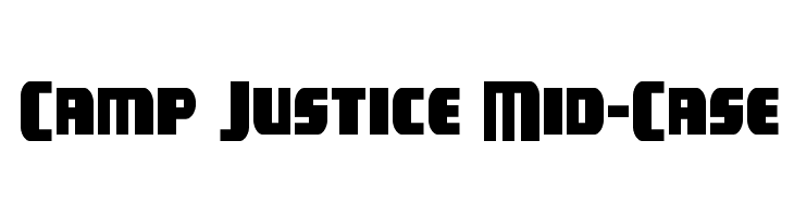 Camp Justice Mid-Case  font caratteri gratis