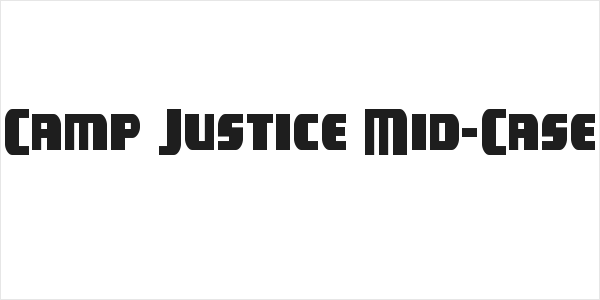 Camp Justice Mid-Case Logo