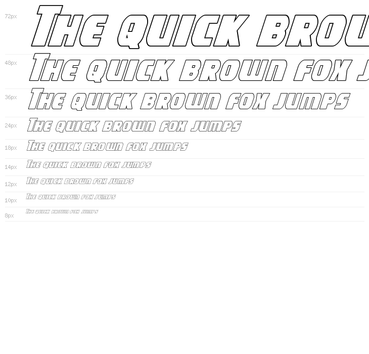 Camp Justice Outline Italic Waterfall