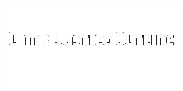 Camp Justice Outline Logo