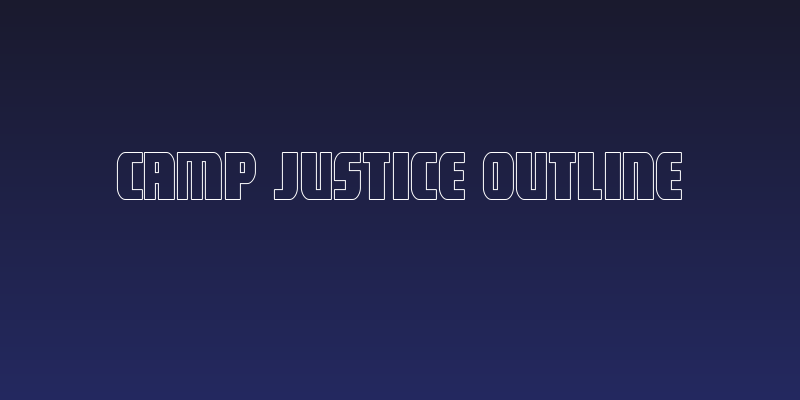 Camp Justice Outline Social Header