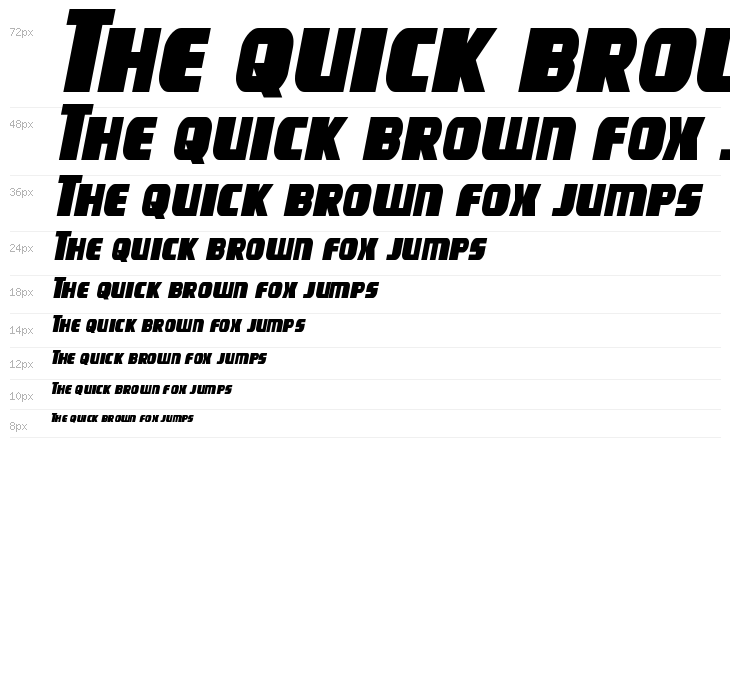 Camp Justice Semi-Italic Waterfall