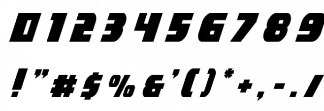 Camp Justice Title Italic Font OTHER CHARS