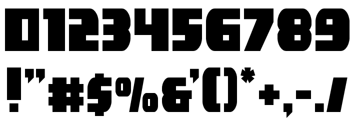 Camp Justice Font OTHER CHARS