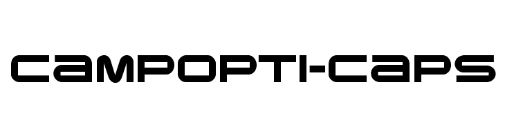 CampOpti-Caps Font