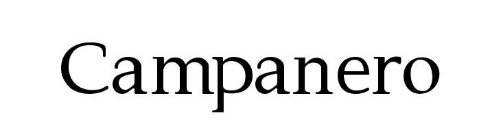 Campanero  Descarca Fonturi Gratis