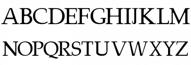 Campanero Шрифта ВЕРХНИЙ
