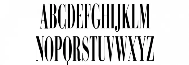 CampanileFLF Schriftart Groß