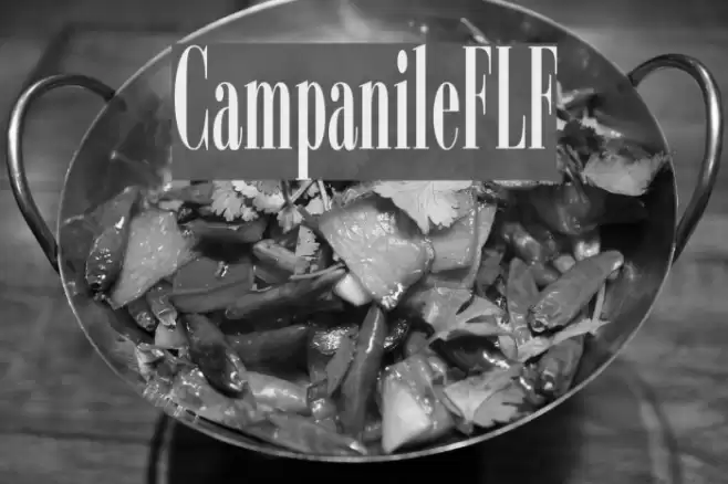 CampanileFLF Font examples