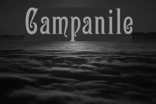 Campanile Font examples