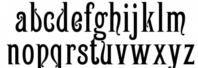 Campanile خط أحرف صغيرة