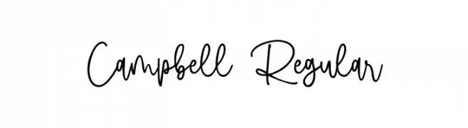 Campbell Regular  Frei Schriftart Herunterladen