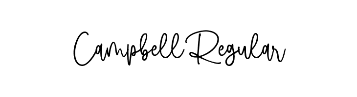 Campbell Regular  免费字体下载