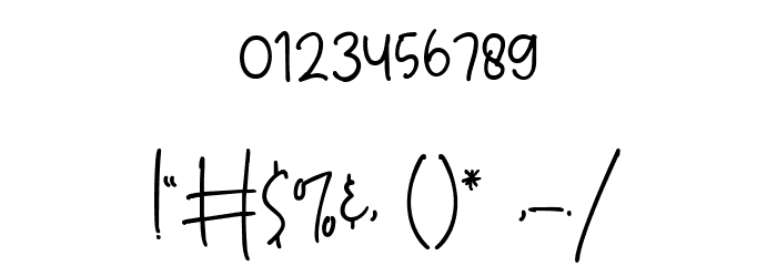 Campbell Regular Font OTHER CHARS
