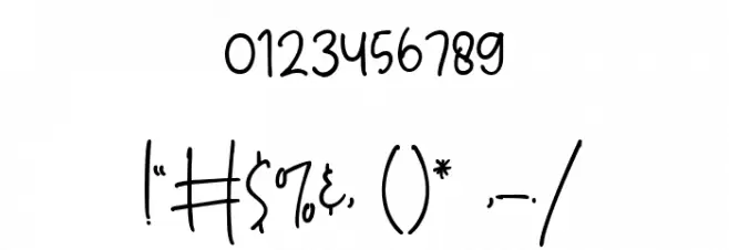 Campbell Regular Font OTHER CHARS