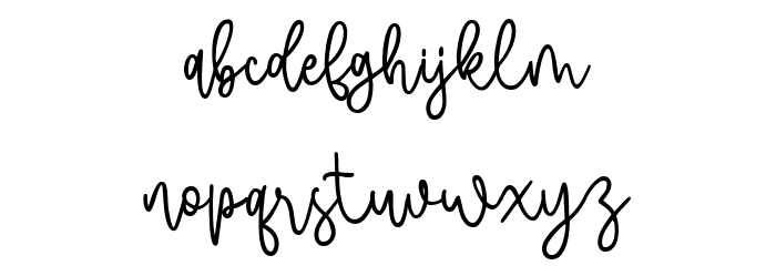 Campbell Regular Font LOWERCASE