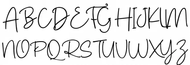 Campbell Regular Font UPPERCASE