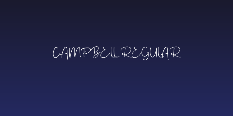 Campbell Regular Social Header