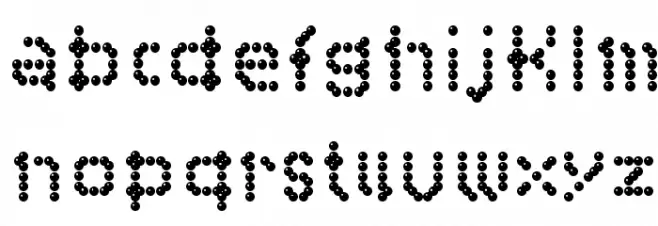 Campcraft Basic Schriftart Kleinbuchstaben