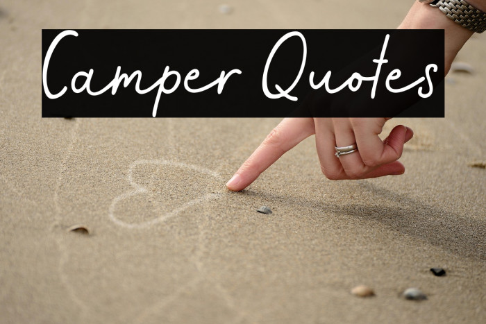 Camper Quotes Example 1