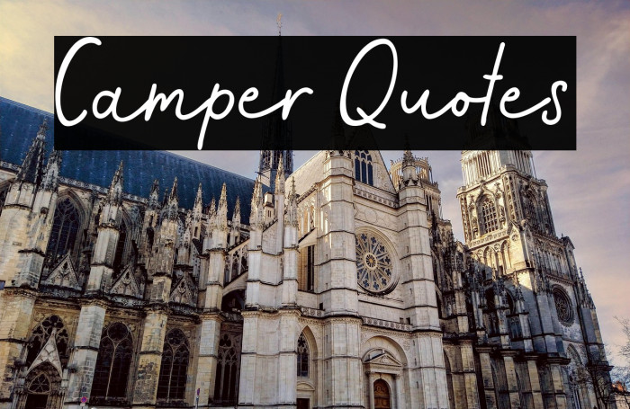 Camper Quotes Example 2