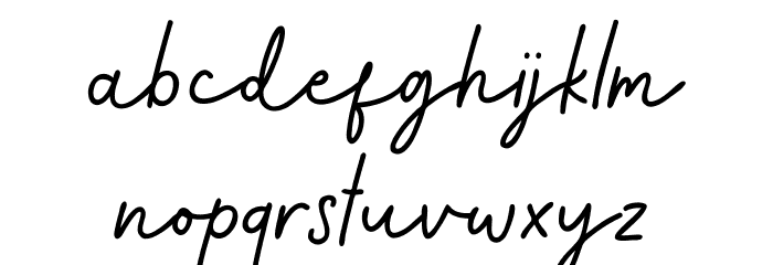 Camper Quotes Font LOWERCASE