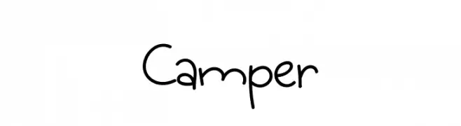 Camper  免费字体下载
