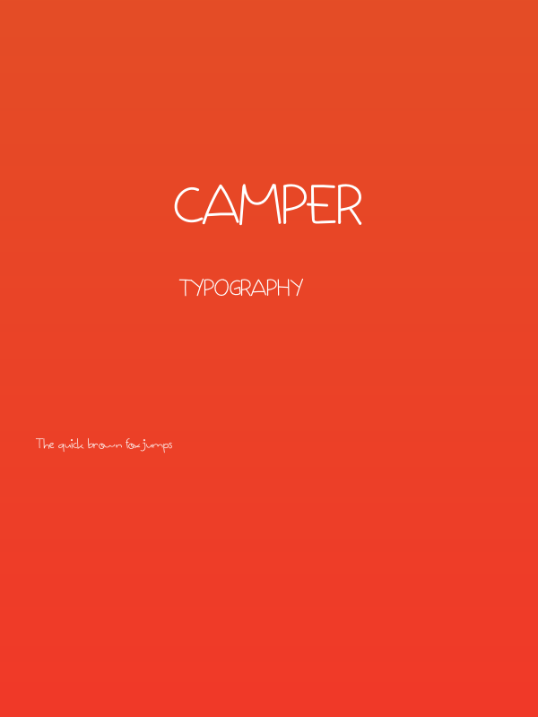 Camper Poster