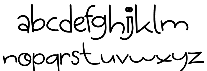 Camper Font LOWERCASE