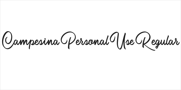 Campesina Personal Use Regular Logo