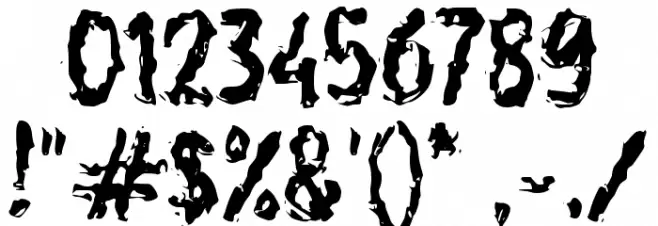 Campfire Blaze Font OTHER CHARS