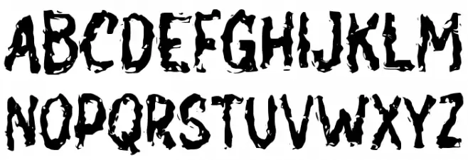 Campfire Blaze Font UPPERCASE
