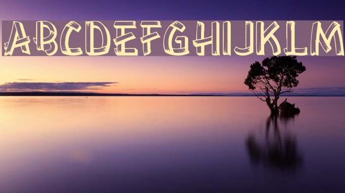 Campfire Font examples