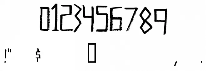 Campground-Regular Font OTHER CHARS