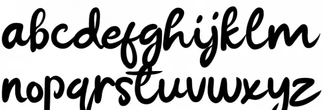 Camphiont Font LOWERCASE