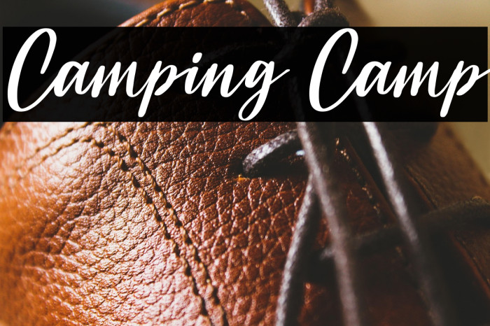 Camping Camp Example 1