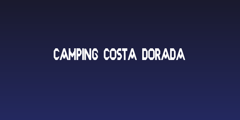 Camping Costa Dorada Social Header