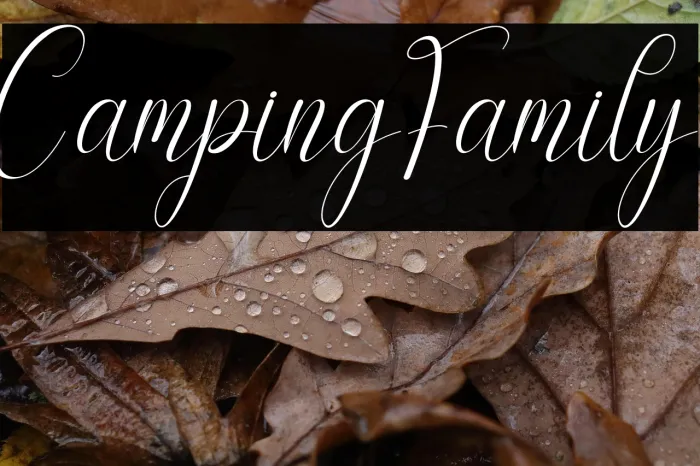 Camping Family Example 1