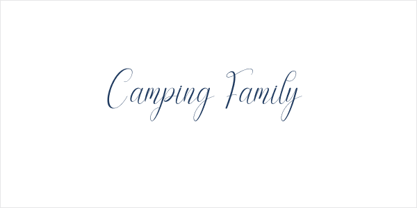 Camping Family Logo