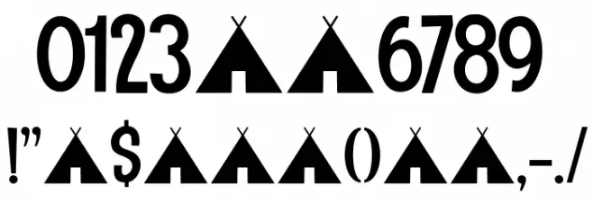 Camping Holiday DEMO Regular Font OTHER CHARS
