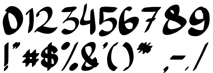 Camping Plan Font OTHER CHARS