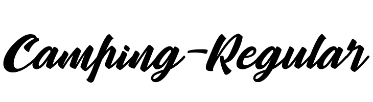 Camping-Regular  नि: शुल्क फ़ॉन्ट्स डाउनलोड