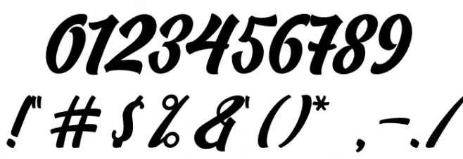 Camping-Regular Font OTHER CHARS