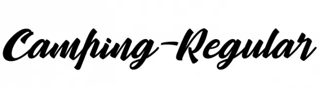 Camping-Regular  Frei Schriftart Herunterladen