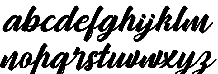 Camping-Regular Font LOWERCASE